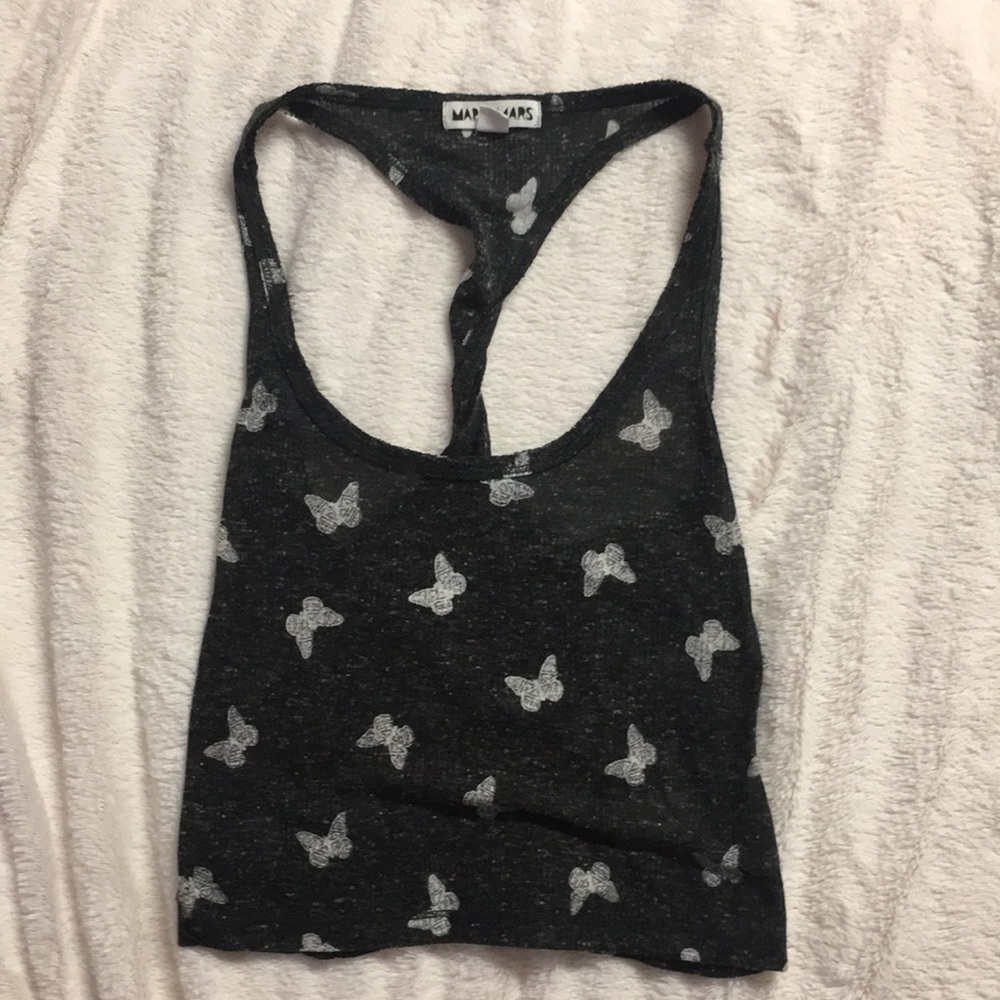 butterfly printed crop top